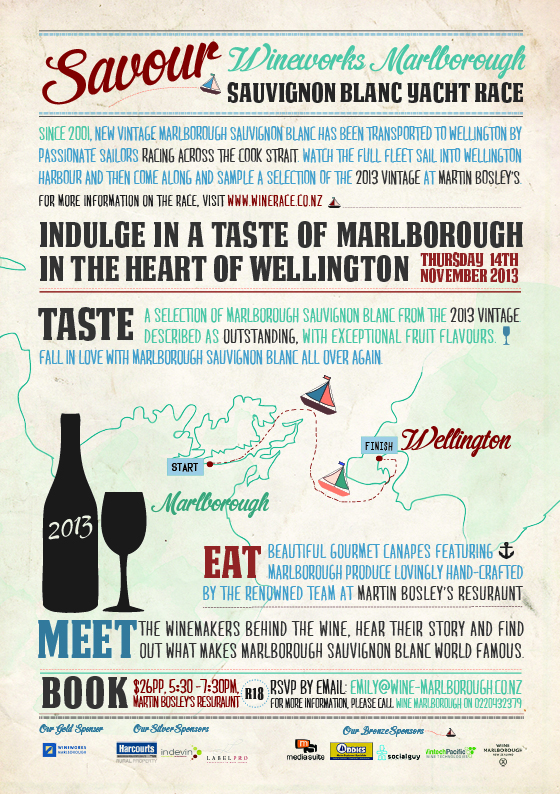 in Wellington for a tasting of new vintage 2013 Marlborough Sauvignon ...